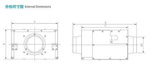 靜音送風(fēng)機外形尺寸